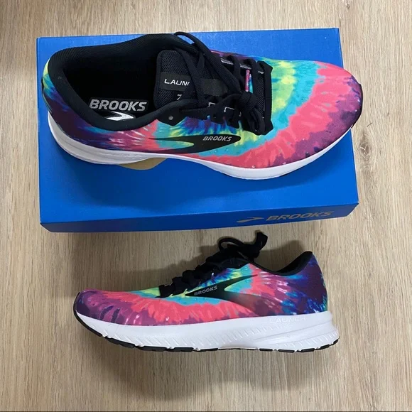 Brooks Tie-Dye Multicolor Running Sneakers - Picture 3 of 7
